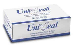 GUANTE DE EXPLORACIÓN  ESTERIL TALLA GRANDE CAJA CON 50 PARES