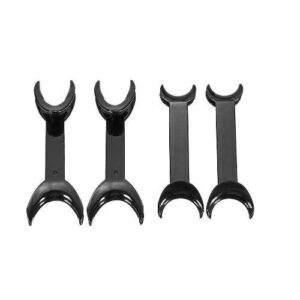 JUEGO DE RETRACTORES DOBLES PARA FOTO EN T, PAR EN COLOR NEGRO EN TAMAÑO ADULTO o INFANTIL