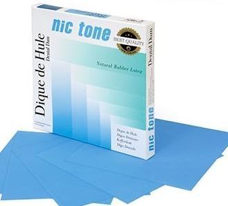 DIQUE NICTONE 6X6 GRUESO AZUL C/36 HOJAS