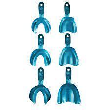 JGO CUCHARILLA DESDENTADO CRIBADAS O LISA con 6 ALUMNIO AZUL STEEL