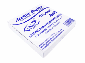 ACETATO RIGIDO .040 MARCA VALDI C/20 PZAS