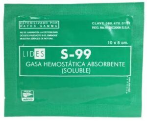 GASA HEMOSTATICA S-99