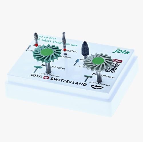 KIT FRESAS PULIDO DE ZIRCONIA GLOSS, MARCA JOTA