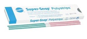 220616170s_s_selected4222.jpg TIRAS DE LIJA PARA PULIDO DE RESINAS POLYSTRIPS DE GRANOO GREEN-RED TIRAS DE LIJA PULIDO INTERPROXIMAL MARCA SHOFU CAJA CON 100