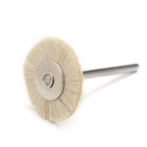 CEPILLO DE CERDAS SUAVES DE LANA BLANCA ROBINSON (B22M)