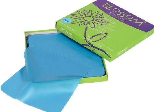 GOMA DIQUE BLOSSOM 6X6" AZUL