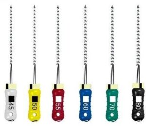 LIMAS K-FILE READY STEEL 45-80 (25 MM) MARCA DENTSPLY SIRONA