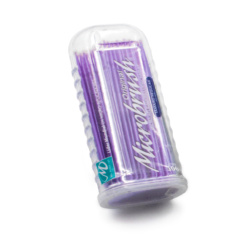 APLICADORES MICROBRUSH REGULAR C/100 COLOR MORADO