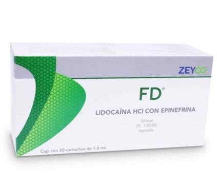 LIDOCAINA NEWTHEEK 2% ANESTESIA CON 50 CARTUCHO DE VIDRIO