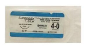 SUTURA SEDA NEGRA TRENZADA CALIBRE 4-0