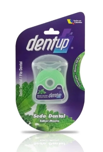***SEDA HILO  DENTAL DENTUP CON CERA  ROLLO 50 M