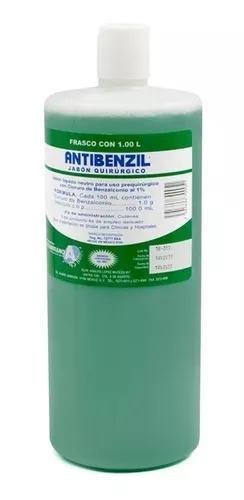 ANTIBENZIL JABON QUIRURGICO LITRO (CLORURO DE BENZALCONIO 1%), MARCA FARMALTA