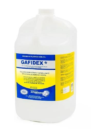 GAFIDEX GALON  4 LITROS (GLUTARALDHEIDO AL 2%), MARCA FARMALTA