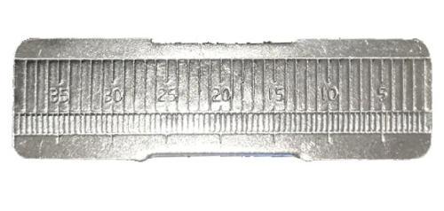 REGLA DE ANILLO ACERO INOXIDABLE