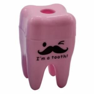 SACAPUNTAS FORMA MUELITA (DIF. COLORES)