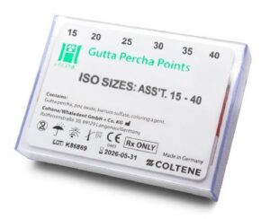 PUNTA DE GUTTAPERCHA 15-40 C/100 MARCA HYGIENIC