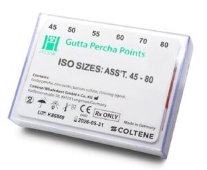 PUNTA DE GUTTAPERCHA 45-80 C/100 MARCA HYGIENIC