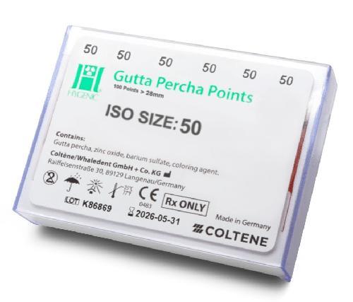 PUNTA DE GUTTA-PERCHA #50 C/100