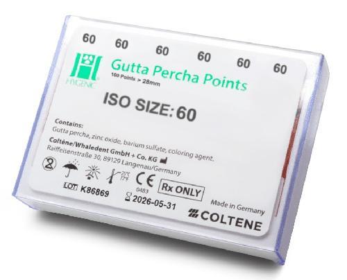 PUNTAS DE GUTTA PERCHA # 60