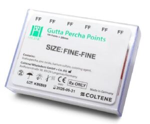 PUNTA DE GUTTAPERCHA FF C/100 MARCA HYGIENIC