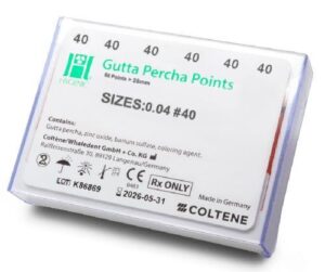 PUNTA DE GUTTA-PERCHA GT 04 #40 C/60