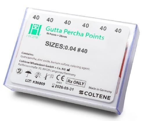 PUNTA DE GUTTA-PERCHA GT 04 #40 C/60