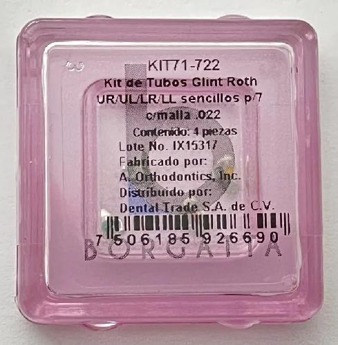 KIT DE TUBOS P/7'S GLINT ROTH C/MALLA .022