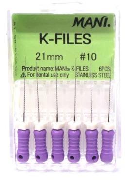 LIMA K #10 DE 21MM MARCA MANI, C/6